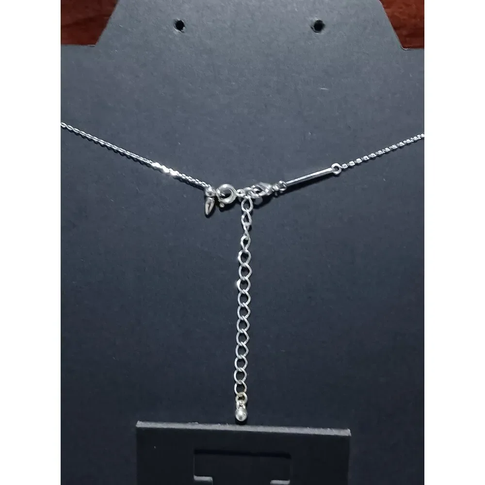 KENDRA SCOTT Jae Star Silver Pendant Necklace in Platinum Drusy, 16